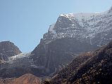 17 Glacier Coming Down From Kang Guru From Jhunam Camp On The Trek To Phu 